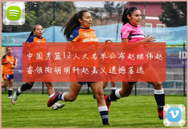 中国男篮12人大名单公布赵继伟赵睿领衔胡明轩赵嘉义遗憾落选